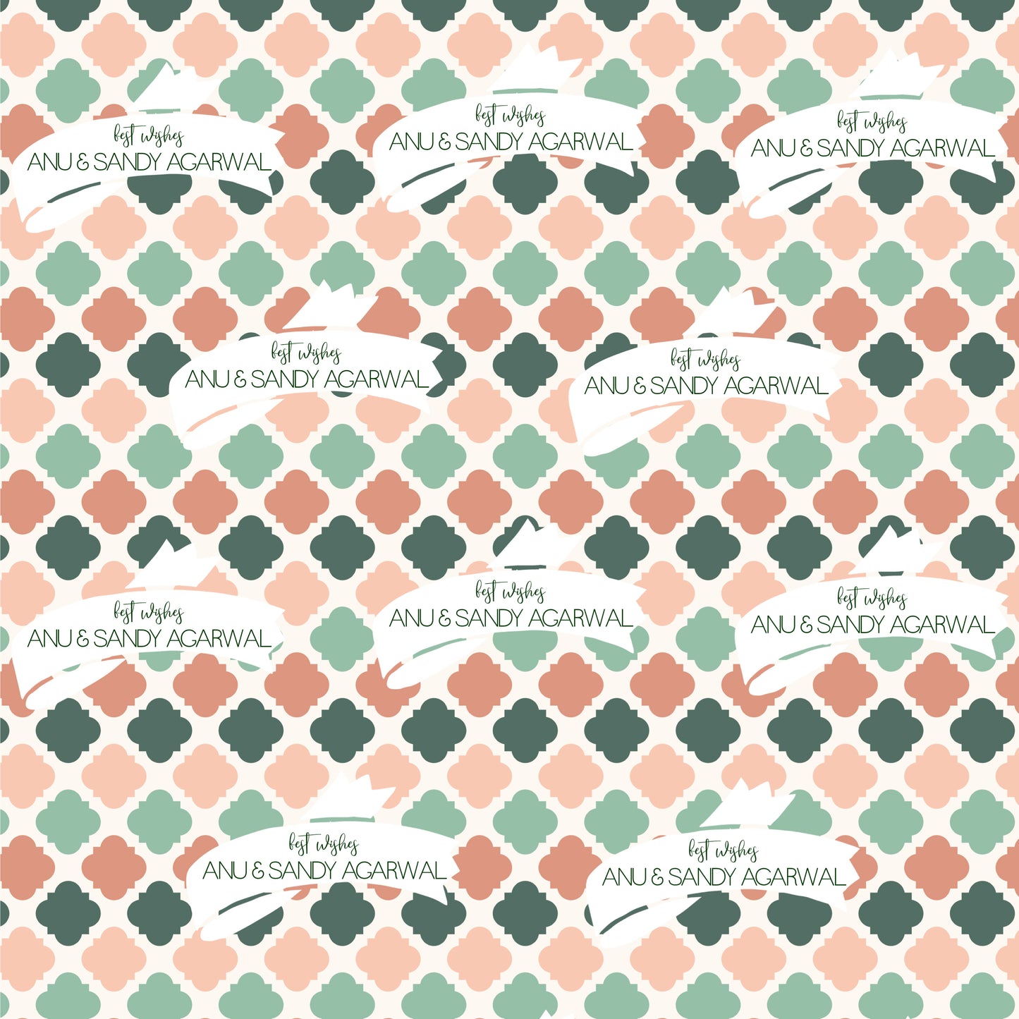 Personalised Wrapping Paper - Patterned