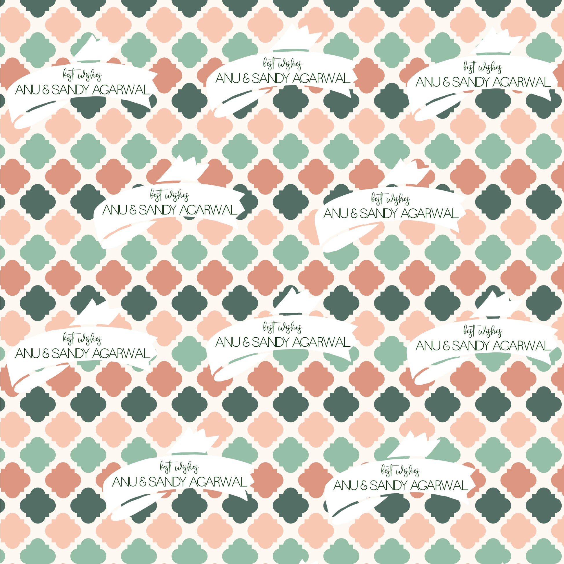 Personalised Wrapping Paper - Patterned