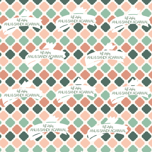 Personalised Wrapping Paper - Patterned