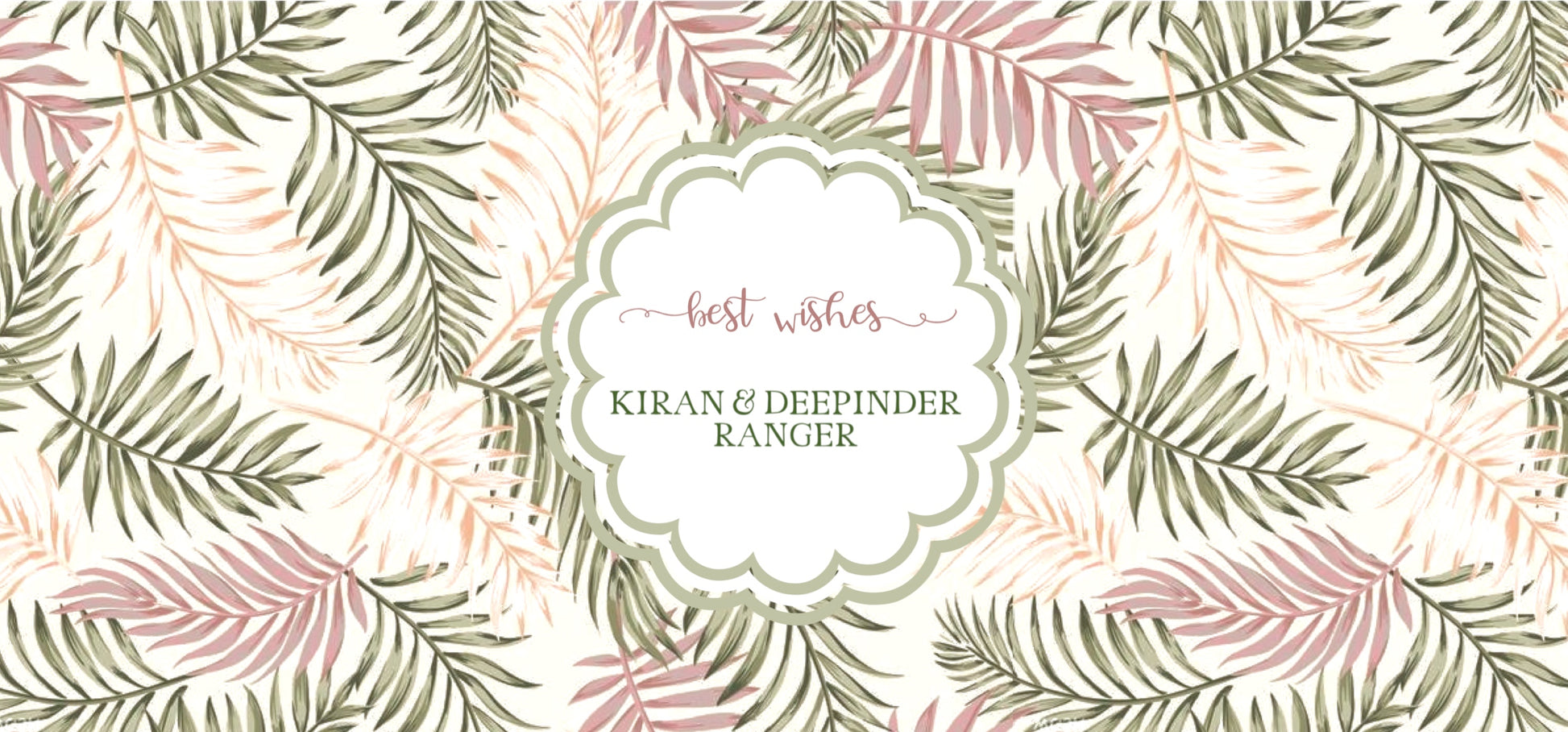 Gift Envelopes - Peachy Palms