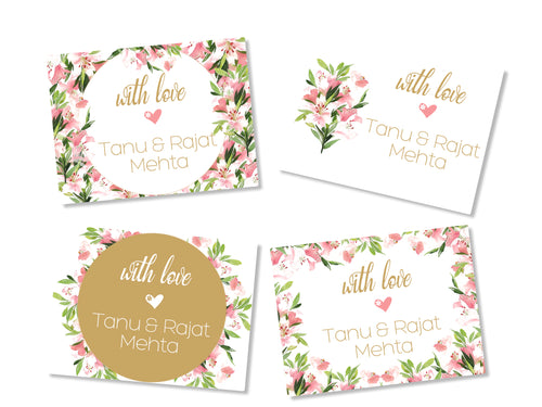 Gift Cards - Pink Lilies