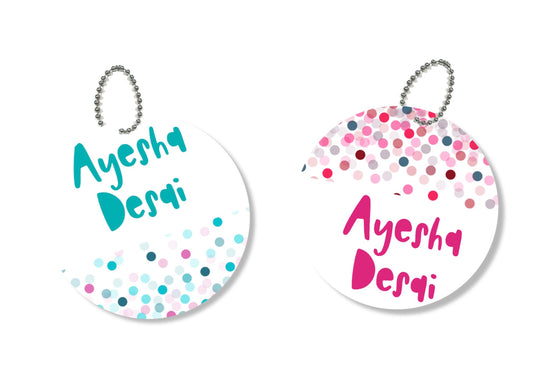 Bag Tags - Polka