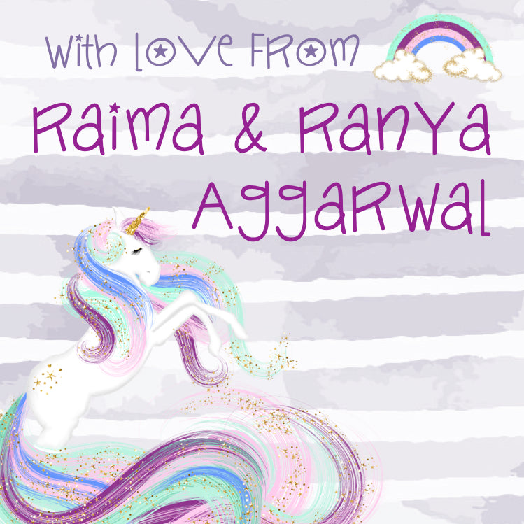 unicorn theme gift labels label shabel