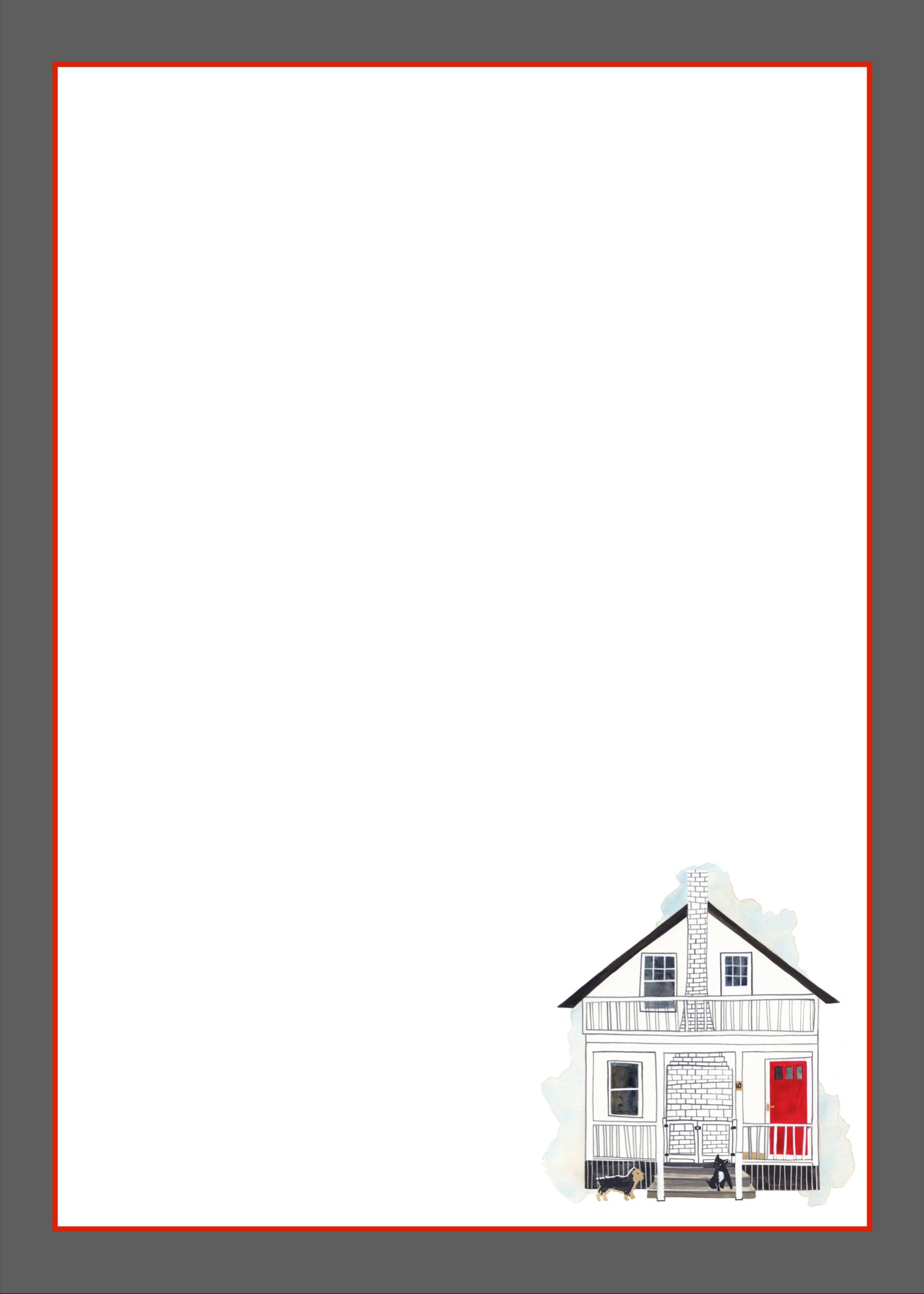 Note Pad - Red Door