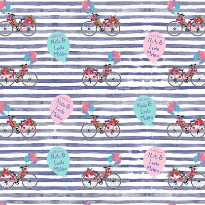 Personalised Wrapping Paper - Ride with Me