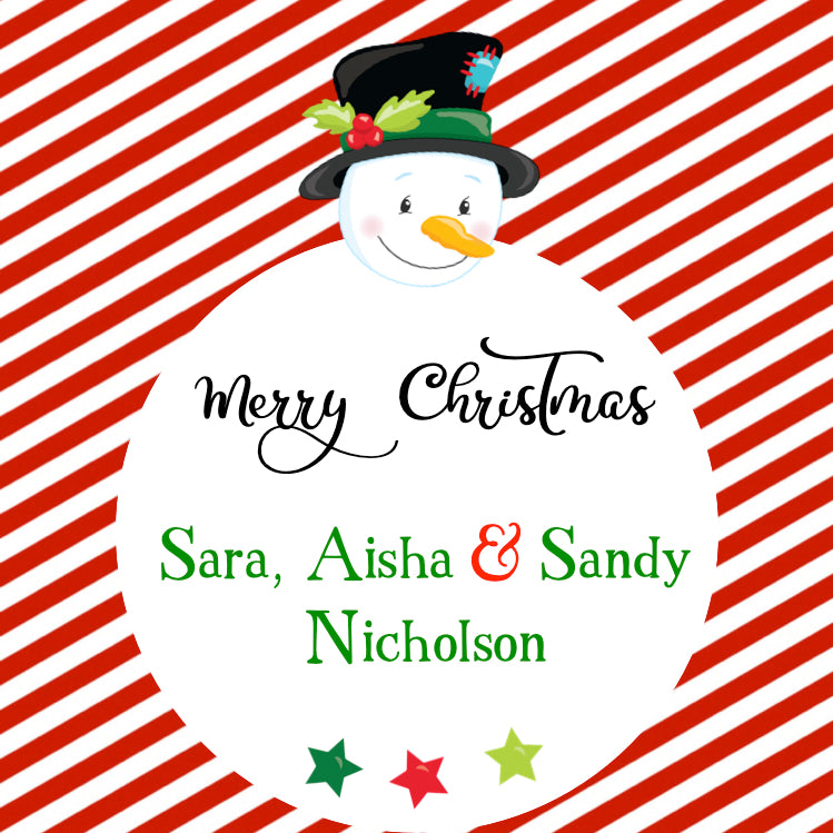 Gift Labels -Snowman