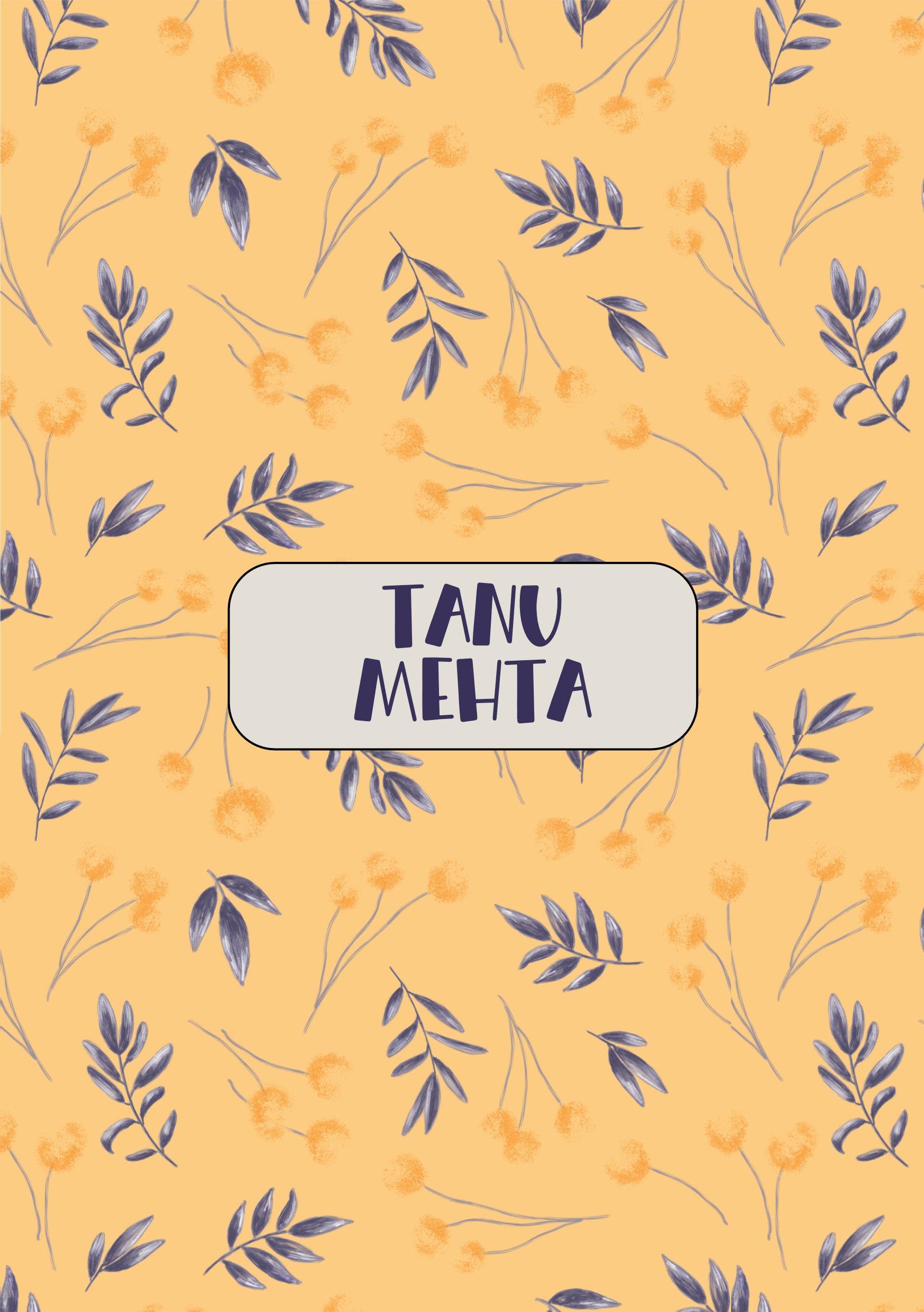 Personalised Note Book - Summer Hues