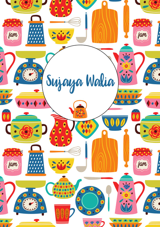 Personalised Note Book - Tea Time