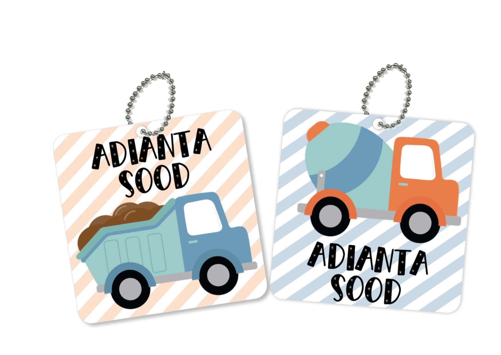 Bag Tags - Monster Wheels