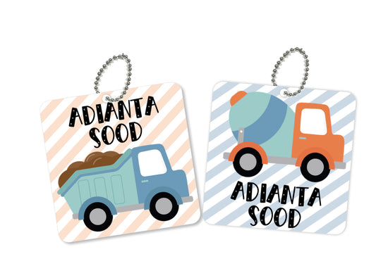 Bag Tags - Monster Wheels