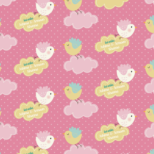 Personalised Wrapping Paper - Tweet Some Love