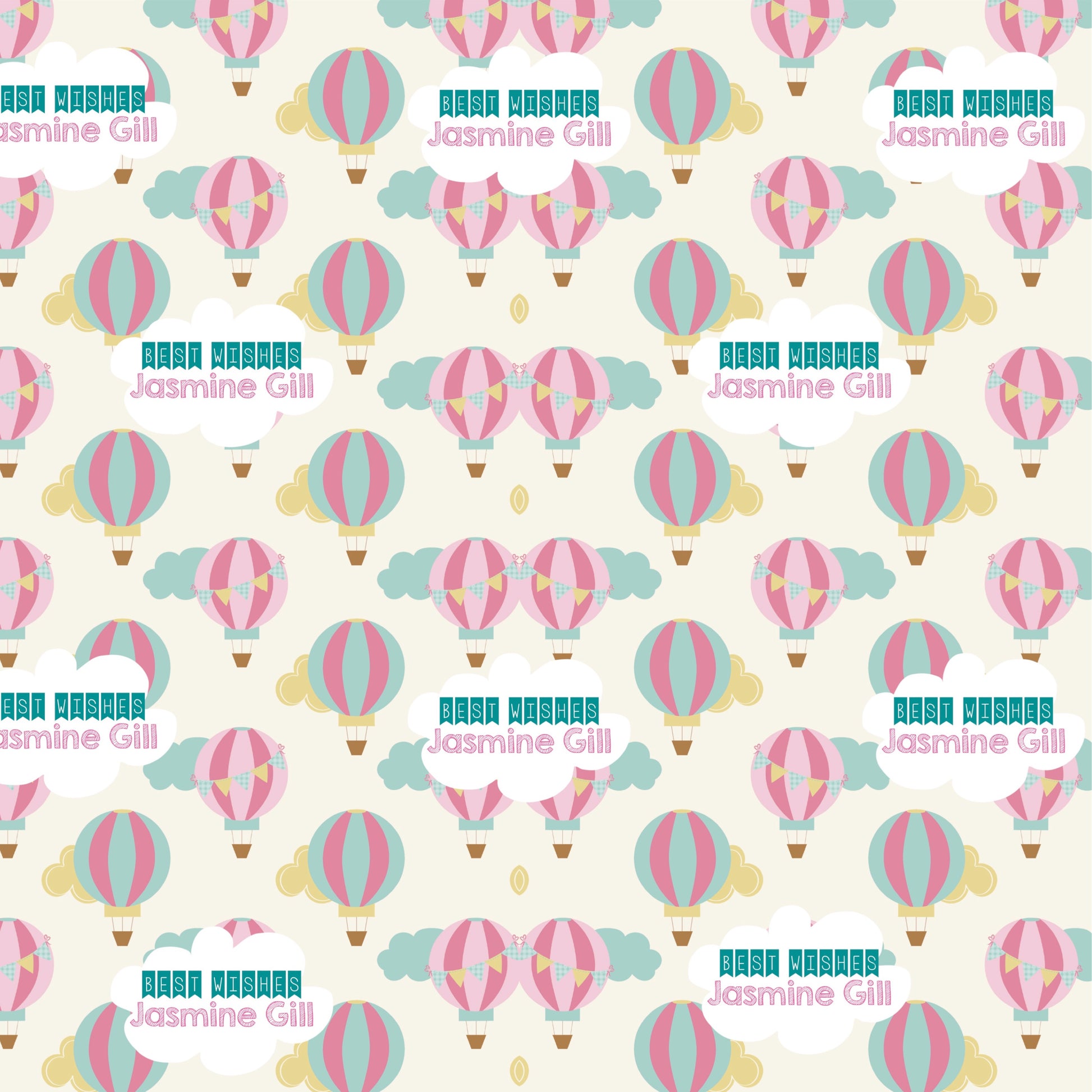 Personalised Wrapping Paper - Up In the Air