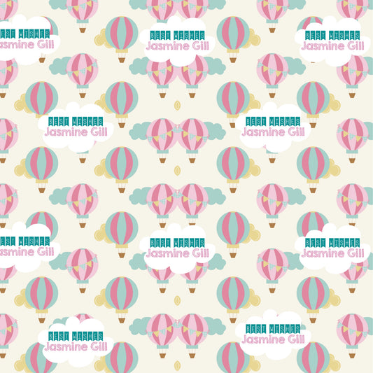 Personalised Wrapping Paper - Up In the Air